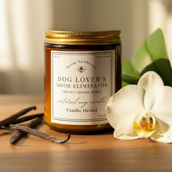 Pet-Safe Dog Odor Eliminating Candle (Groomer Tested, 14oz)